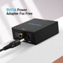 Vention BDFB0 Convertidor de Audio Digital a Analógico con Entrada Toslink y RCA, Salida 2x RCA